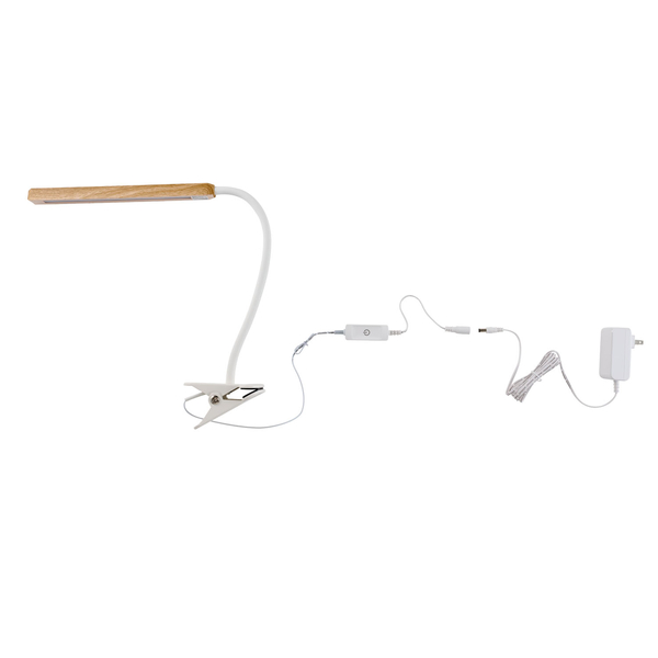 LEDクリップライト スティックタイプ 木目調