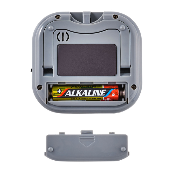 大きく見やすいキッチンタイマー グレー