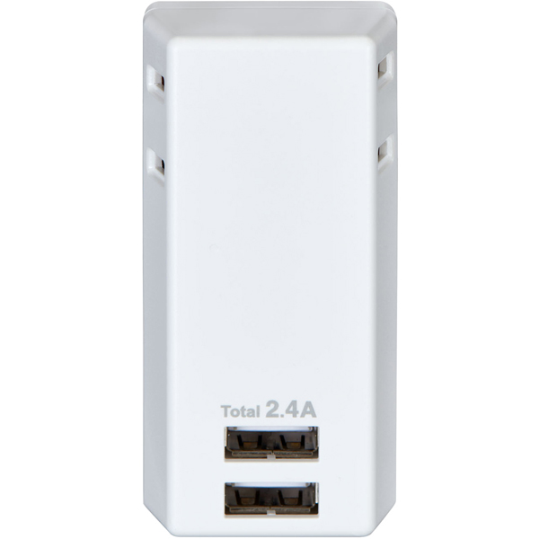 USBタップ 2個口 2ポート 2.4A