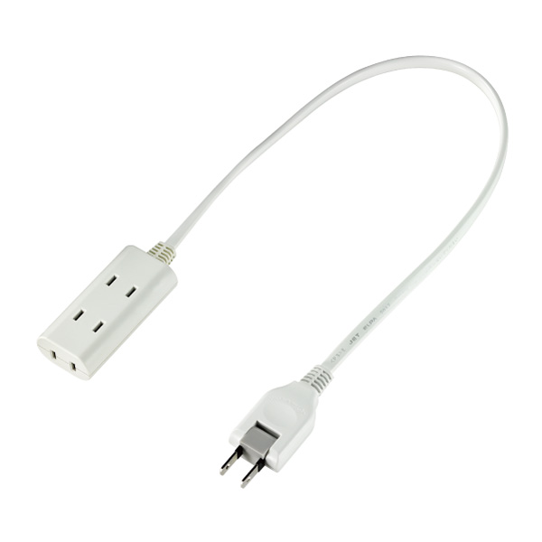 ちょっとコードタップ 3個口 50cm ホワイト