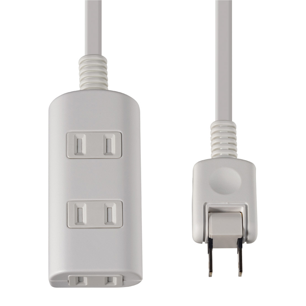 扉付タップラン 3個口 1m ホワイト