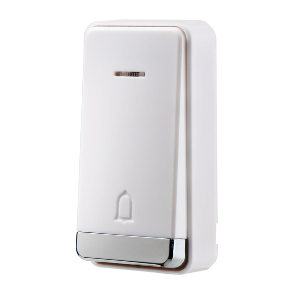 電池を使わないワイヤレスチャイム 防雨押ボタン送信器