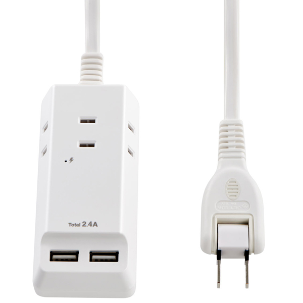 耐雷USBコード付きタップ 2.5m