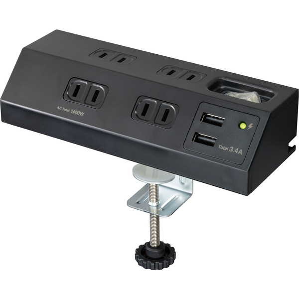 集中スイッチデスクUSBタップ