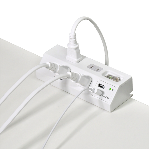 集中スイッチ付デスクUSBタップ