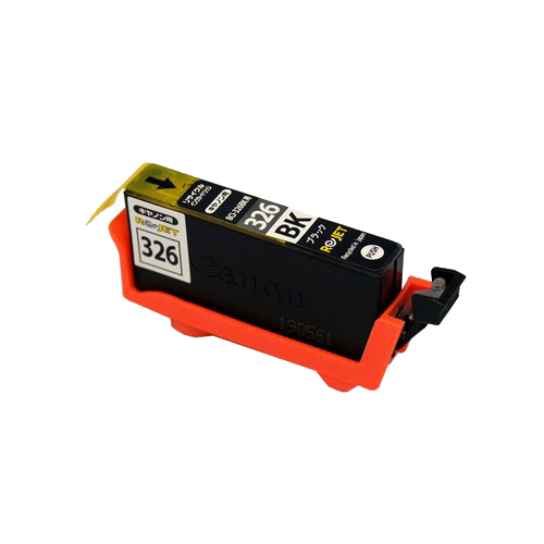 【Rejet リサイクルインクカートリッジ】 CANON BCI-326BK対応/ブラック