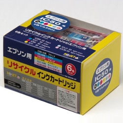 【Rejet リサイクルインクカートリッジ】 EPSON IC6CL50対応/6色BOX