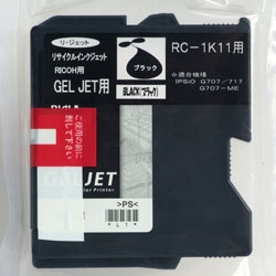 【Rejet リサイクルインクカートリッジ】 RICOH RC-1K11対応/ブラック