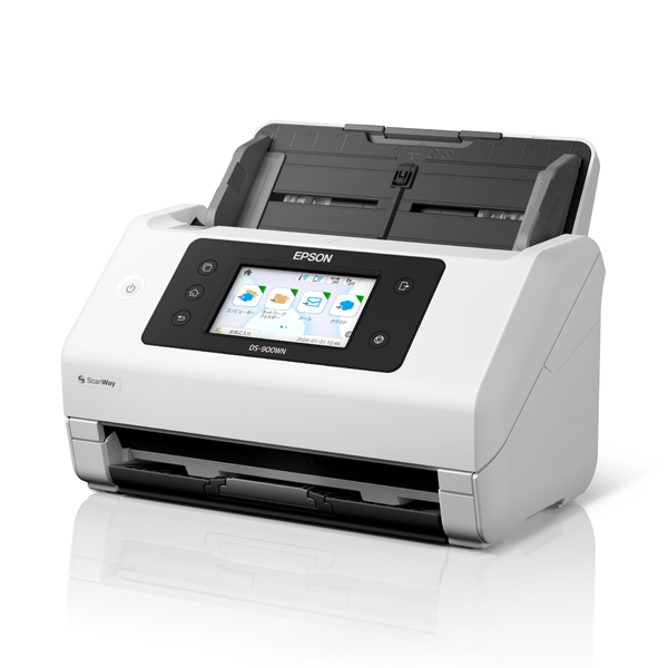 A4シートフィードスキャナー/A4片面70枚/分(200/300dpi)/両面同時読取/有線・無線LAN/4.3型タッチパネル