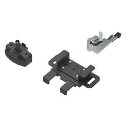 EV-105用 配線ダクト用金具（ブラック）