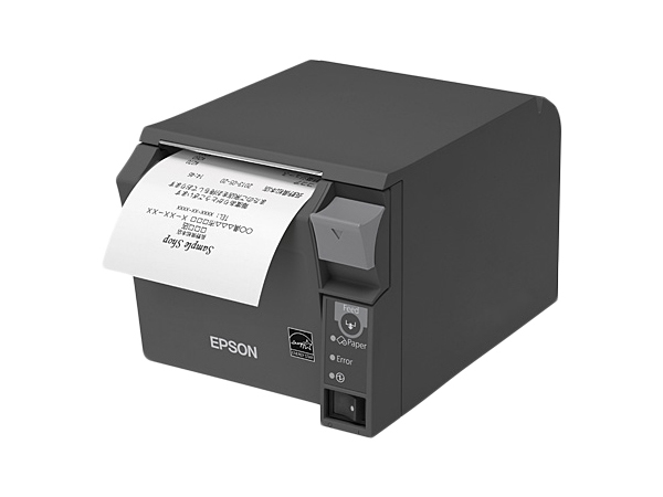 サーマルレシートプリンター/80mm/USB/前面操作/ダークグレイ