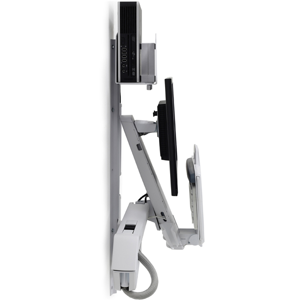 StyleView 座位・立位コンボアームシステム 小型CPUホルダー ホワイト