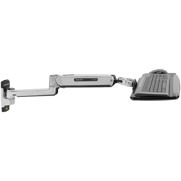 LX 座位・立位ウォールマウントキーボードアーム