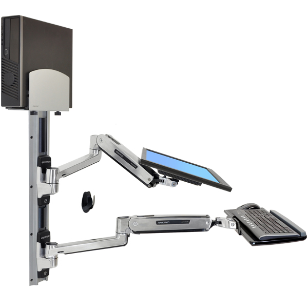 LX 座位・立位ウォールマウントシステム 中型CPUホルダー