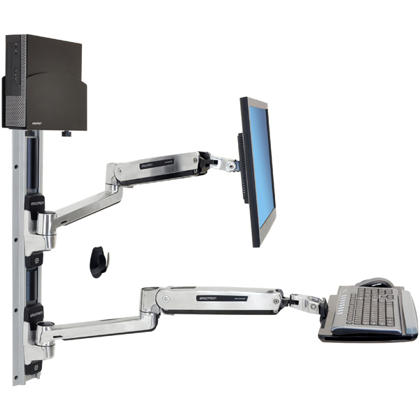 LX 座位・立位ウォールマウントシステム 小型CPUホルダー