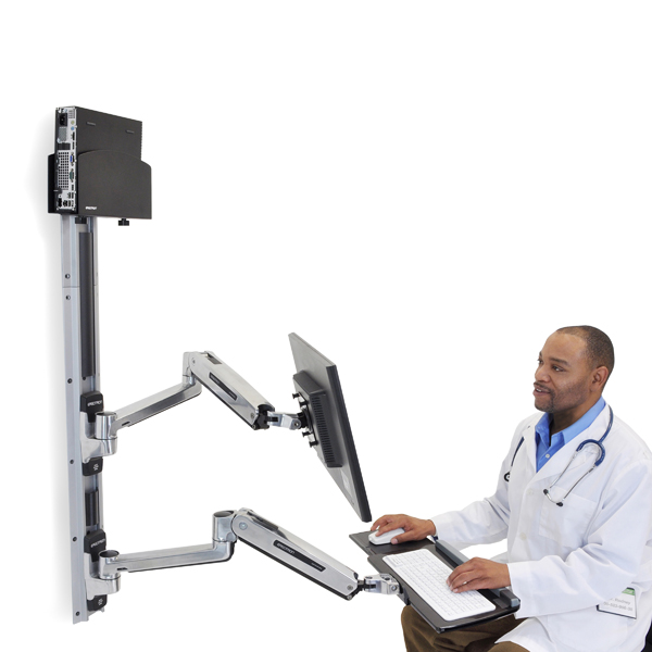 LX 座位・立位ウォールマウントシステム 小型CPUホルダー