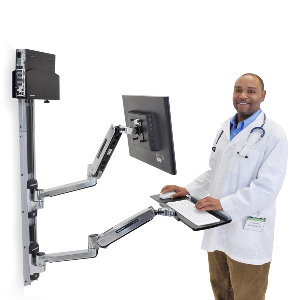 LX 座位・立位ウォールマウントシステム 小型CPUホルダー