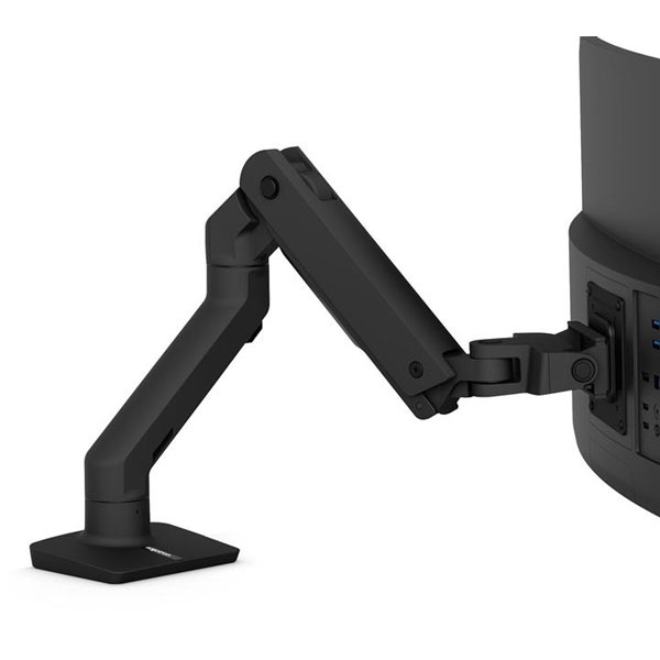 HX デスクモニターアーム マットブラック 49インチ(9.1～19.1kg)まで対応