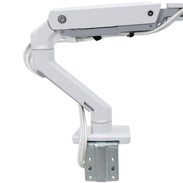 HXデスクデュアルモニターアーム（ホワイト）