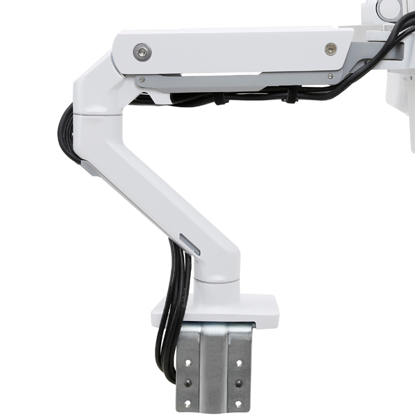 HXデスクデュアルモニターアーム（ホワイト）