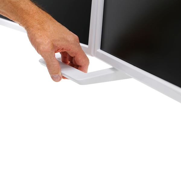 HXデスクデュアルモニターアーム（ホワイト）