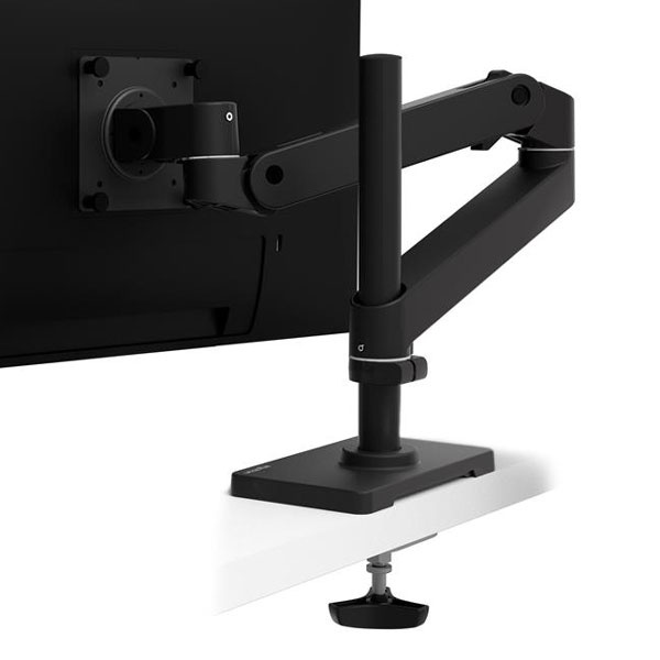 LX PRO デスクマウント モニターアーム 長身ポール グロメット ブラック 34インチ(1.8～10.0kg)まで対応