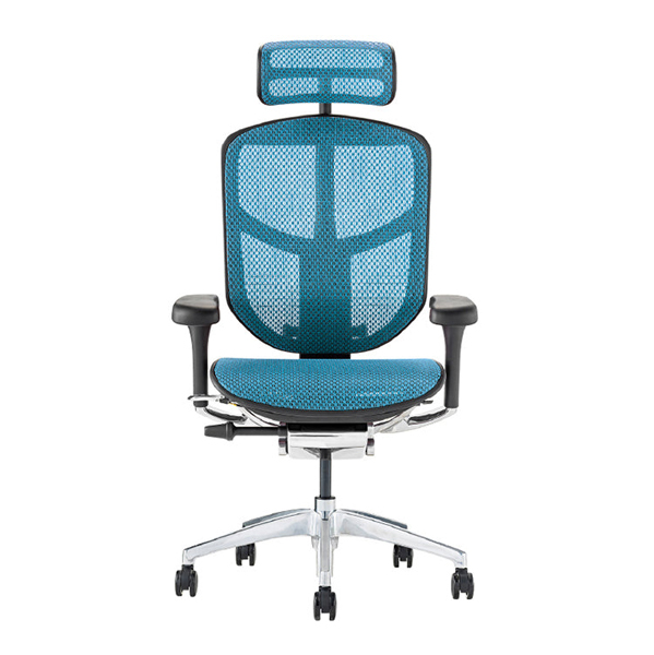 EJ2-HAM-BF-BL【PU】 エルゴヒューマン エンジョイII ハイタイプ ブラックフレーム/ブルー