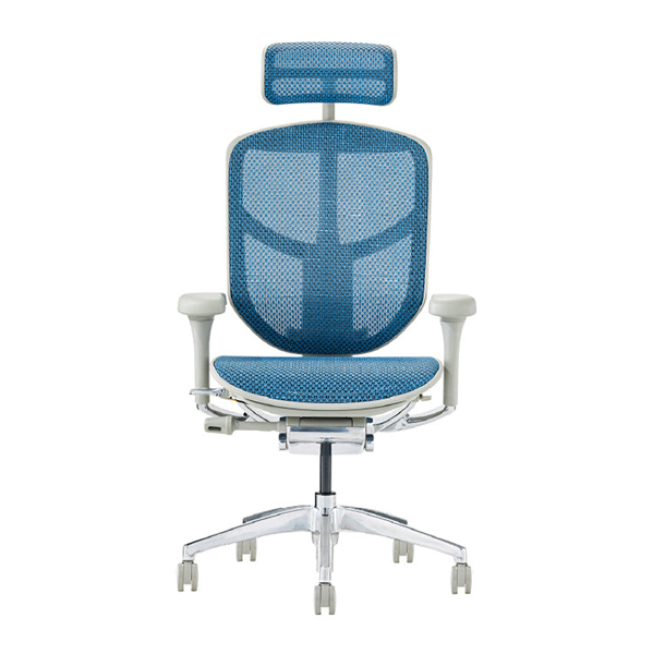 EJ2-HAM-GF-BL【PU】 エルゴヒューマン エンジョイII ハイタイプ グレーフレーム/ブルー