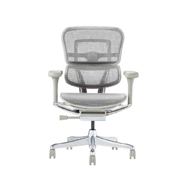 EHP2-LAM-DR-GF-WH【PU】新基盤 エルゴヒューマン プロII ロータイプ 新基盤 グレーフレーム/ホワイト