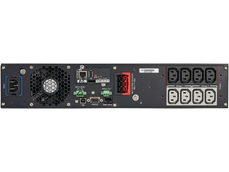 リチウム無停電電源装置(UPS) 1500VA/1350W 200V ラックマウント型 常時インバーター方式 正弦波 オンサイト9年保証付