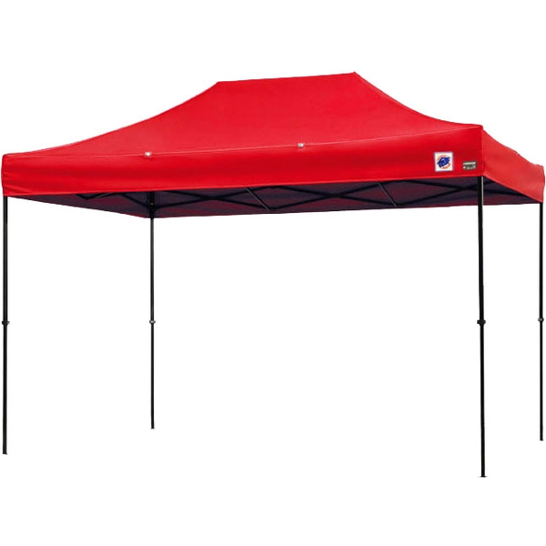 E-ZUPテント DR37 レッド (2.5m×3.7m)