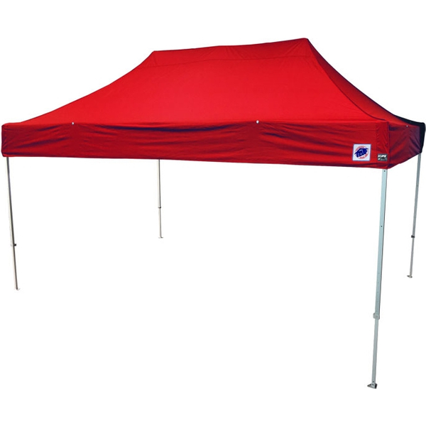 E-ZUPテント DX45 スチール レッド (3.0m×4.5m)