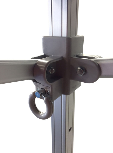 E-ZUPテント DXA60 アルミ ブルー (3.0m×6.0m)