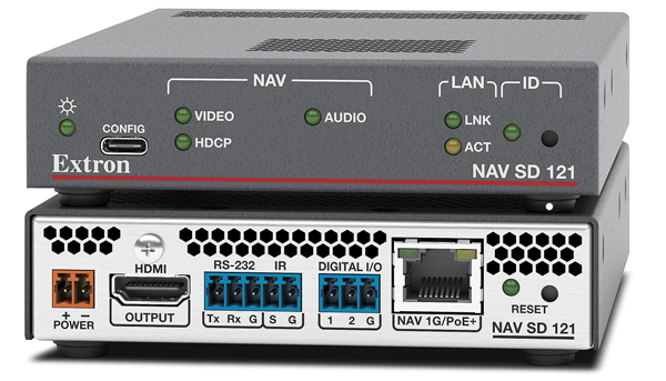 NAV SD 121 1G Pro AV over IPコンパクトスケーリングデコーダー - HDMI