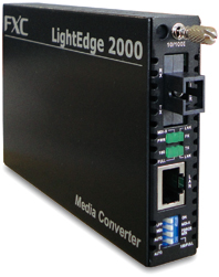 10BASE-T/100BASE-TX to 100BASE-FX(Single-SC、SMF-20Km)一芯型メディアコンバータ