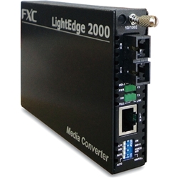 10BASE-T/100BASE-TX to FX(2芯SC、SMF15km) メディアコンバータ + 同製品SB5バンドル