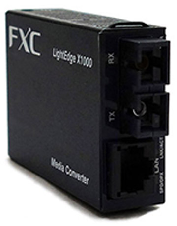 10BASE-T/100BASE-TX to 100BASE-FX（シングルモード SCコネクタ 15Km） 2芯型マイクロメディアコンバータ + 同製品SBXバンドル