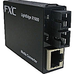 10BASE-T/100BASE-TX to FX(2芯SC、MMF2km) メディアコンバータ + 同製品SB5バンドル