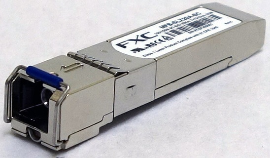 100BASE-FX SMF LC 1芯(20km/TX1310nm) SFP モジュール + 同製品SB5バンドル
