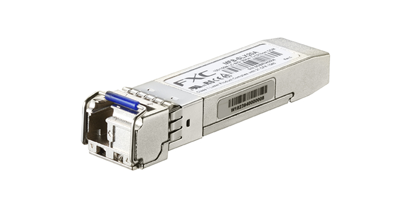100BASE-FX SMF LC 1芯(20km/TX1310nm) SFP モジュール + 同製品SBXバンドル
