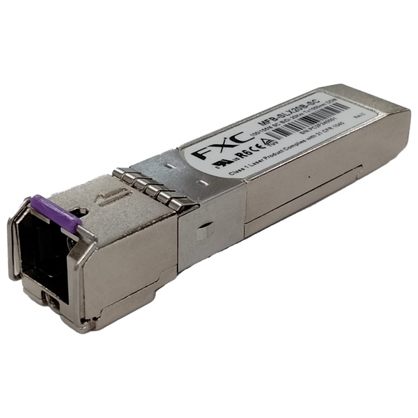 100BASE-FX SMF SC 1芯(20km/TX1550nm) SFP モジュール + 同製品SBXバンドル