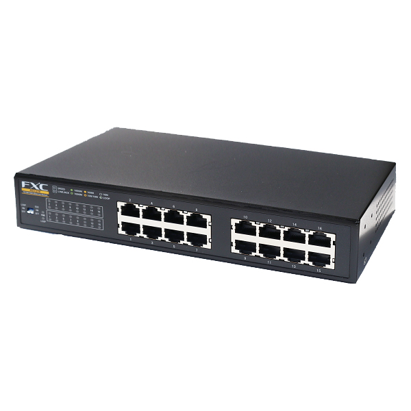 16ポート 10/100/1000Mbps イーサネットスイッチ ＋ 同製品SB5バンドル