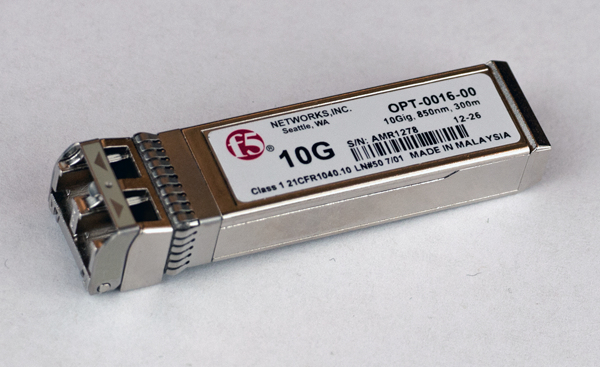 BIG-IP & VIPRION SFP+ 10GBASE-SR Transceiver (Short Range Field Upgrade)