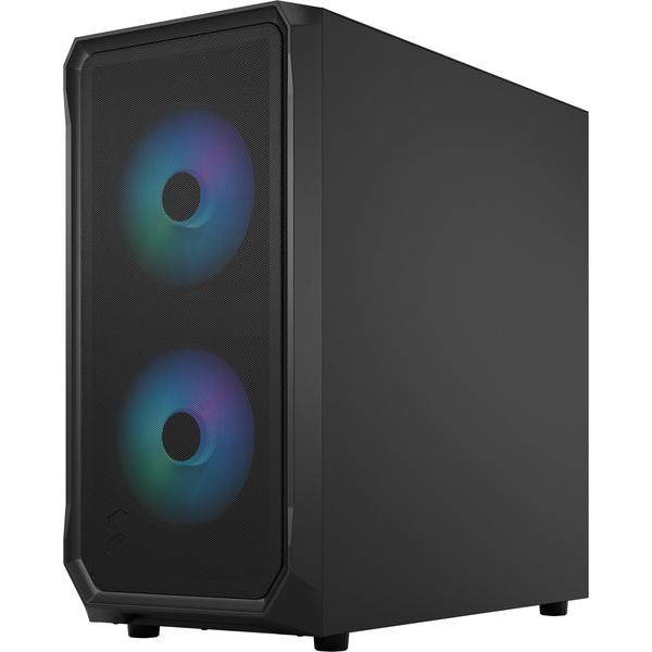 ミドルタワー型PCケース Focus 2 RGB Black TG Clear Tint