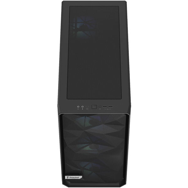 ミドルタワー型PCケース Meshify 2 RGB Black TG Light tint