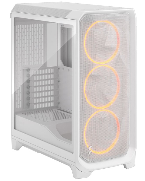 ミドルタワー型PCケース Meshify 3 White RGB TG Clear Tint