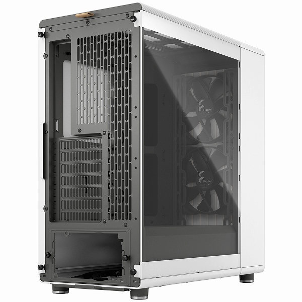 ミドルタワー型PCケース North Chalk White TG Clear
