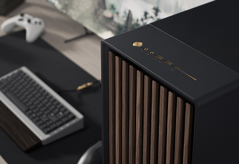 フルタワー型PCケース North XL Charcoal Black TG Dark