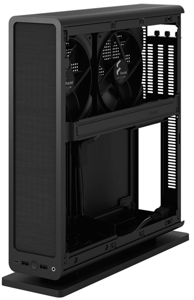 Mini-ITX対応スリム型PCケース Ridge PCIe 4.0 Black