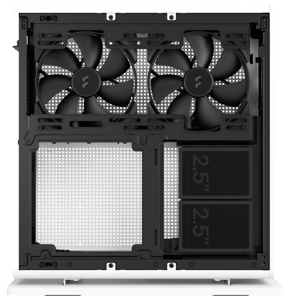 Mini-ITX対応スリム型PCケース Ridge PCIe 4.0 White
